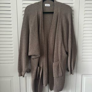 beige cardigan, size small/medium
